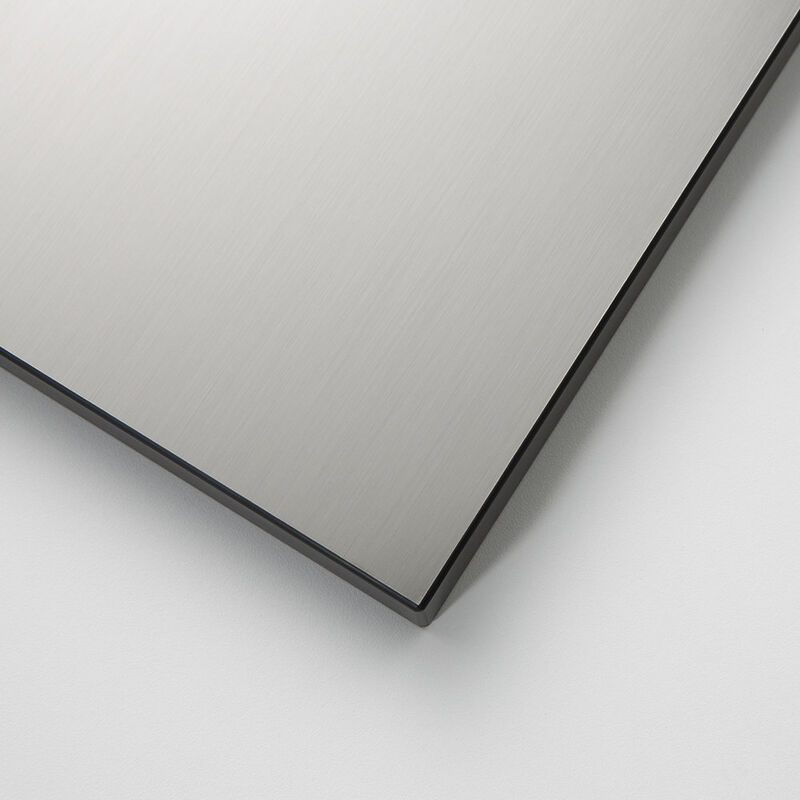 FC Design Garage TECH Series Wood Base Door Wall Mounted Garage Cabinet in Metallic Gray