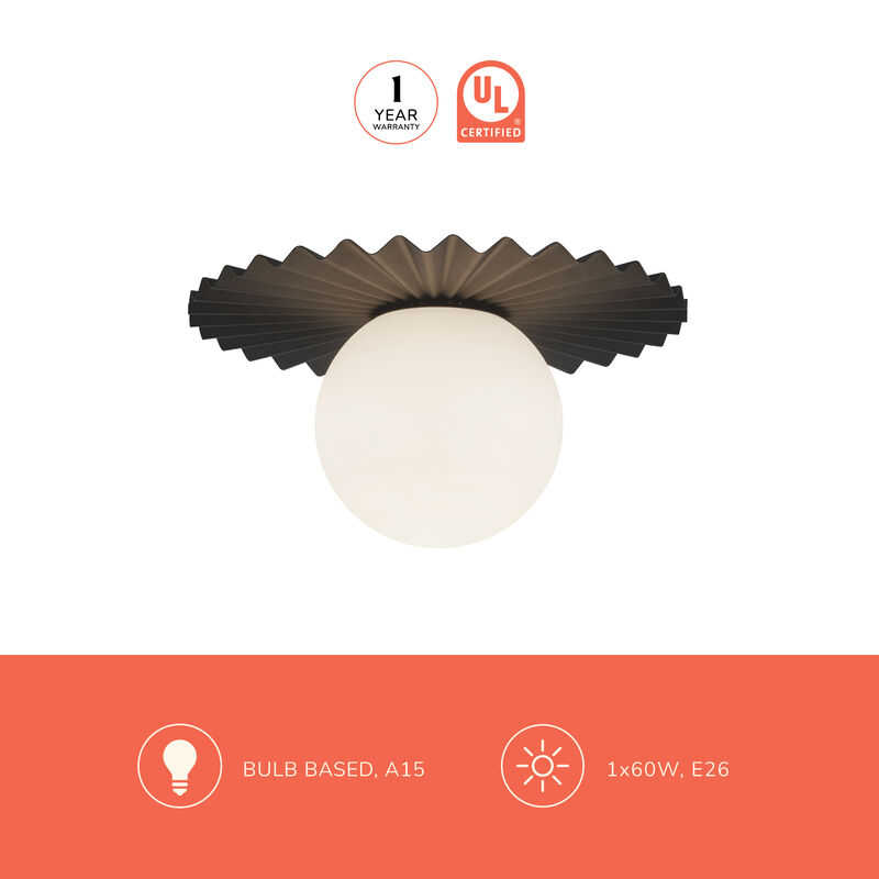 Plume 12 in 1 Light Flush Mount image number 9