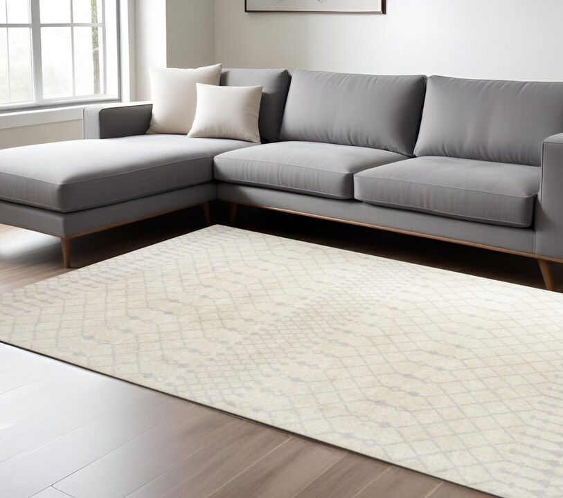 HomeRoots Moroccan Washable Area Rug