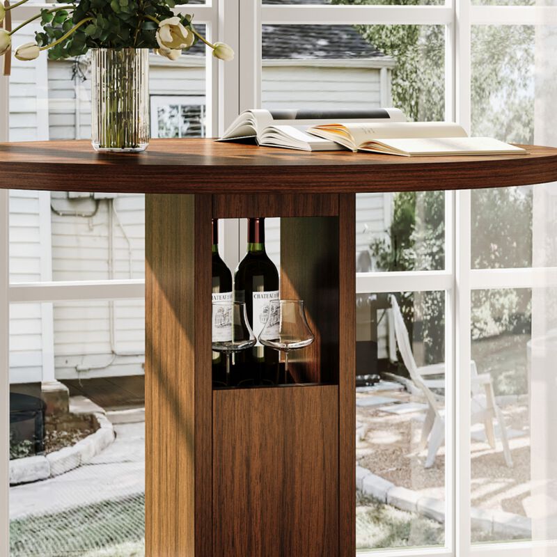 Naxvel 3‑Piece Bar Table and Stool Set image number 5