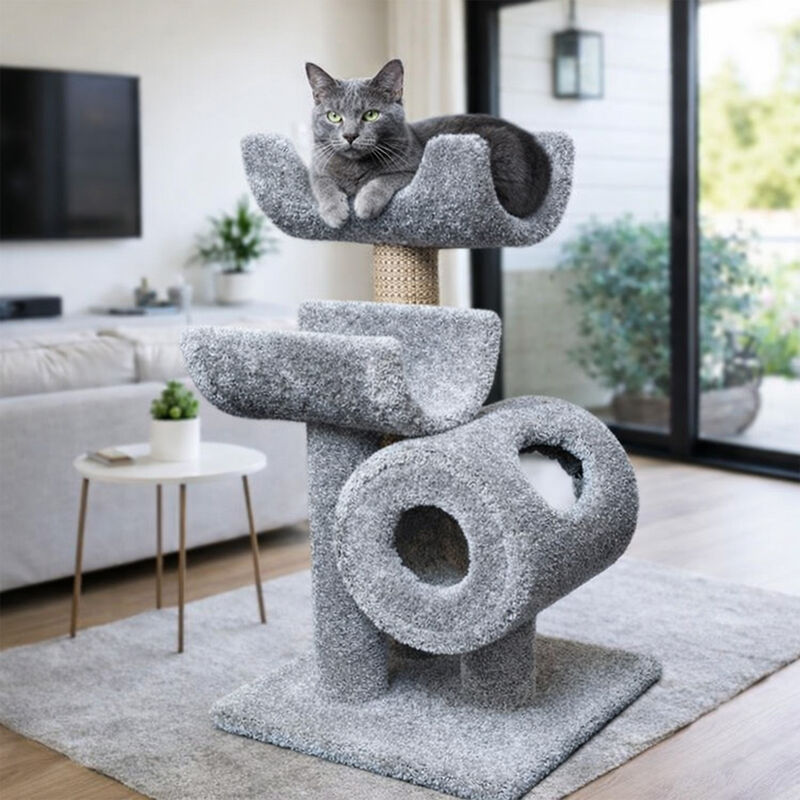 Royal Cat Boutique 48-in Cat Perch & Play Tunnel, Neutral, Medium image number 1