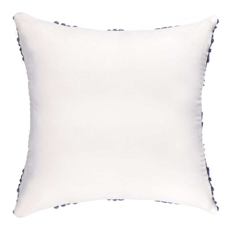 HomeRoots 20" Blue Geometric Throw Pillow image number 3