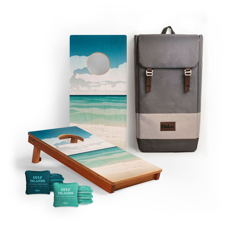 1ft x 2ft Graphic Wood Travel Cornhole Set | National Parks Inspired Collection image number 0