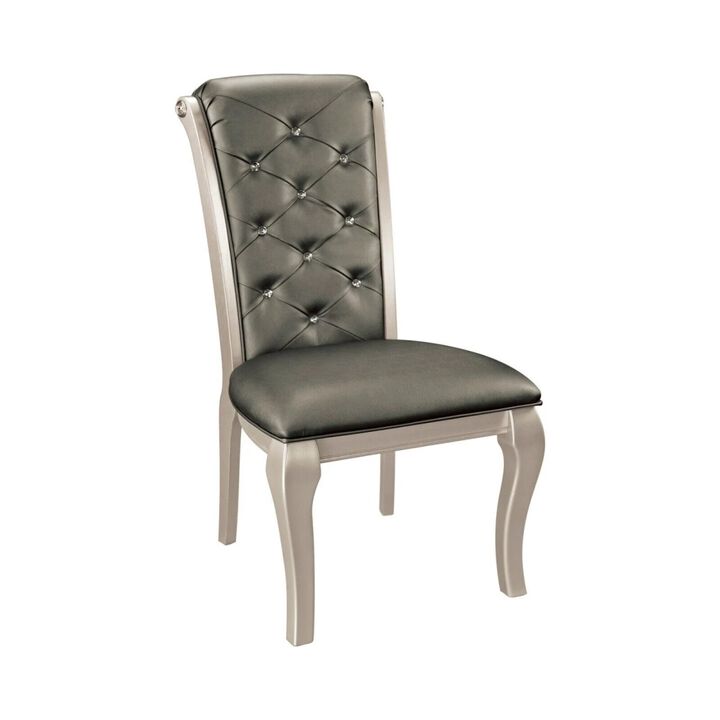 Amina Traditional Dining chair Gray #CM3219GY