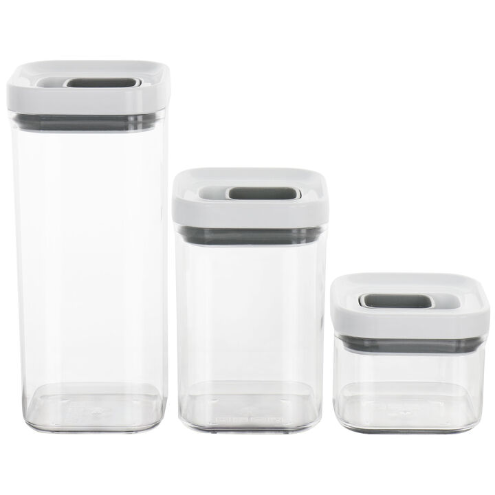 Martha Stewart Siobhan 3 Piece Acrylic Storage Container Set