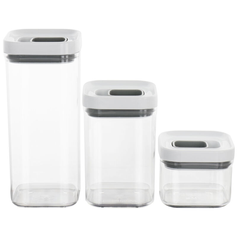 Martha Stewart Siobhan 3 Piece Acrylic Storage Container Set
