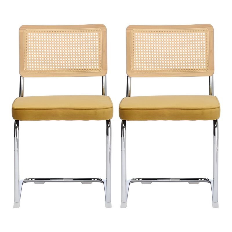Set of 2 Mid-Century Modern Dining Chairs Stylish and Timeless Seating for Your Dining Room