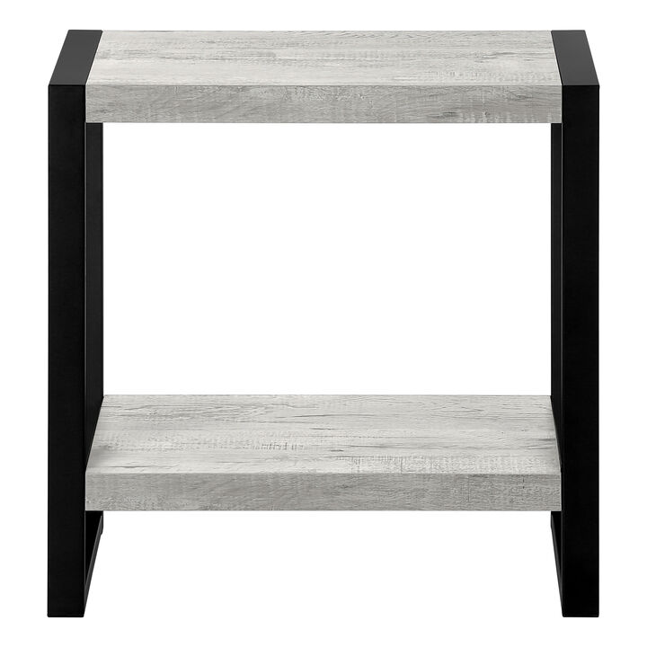 Wood End Table with Open Shelf, Versatile Storage Table for Sofa or Bedside Use