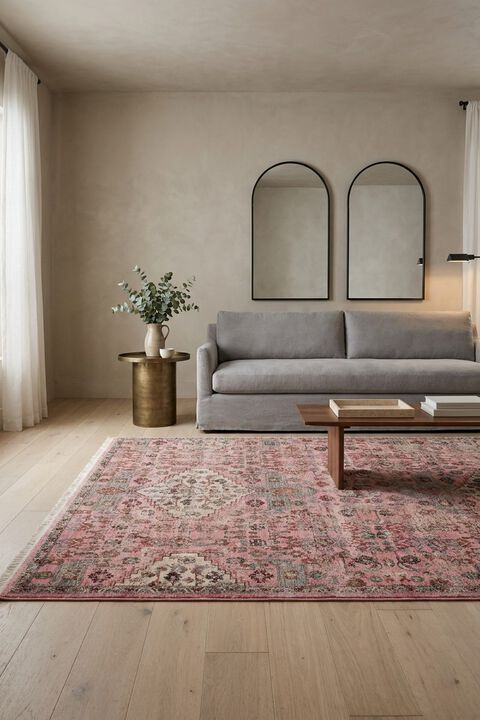 Zefira Kerta Oatmeal 5'3" x 7'10" Rug by Label J x Jaipur Living