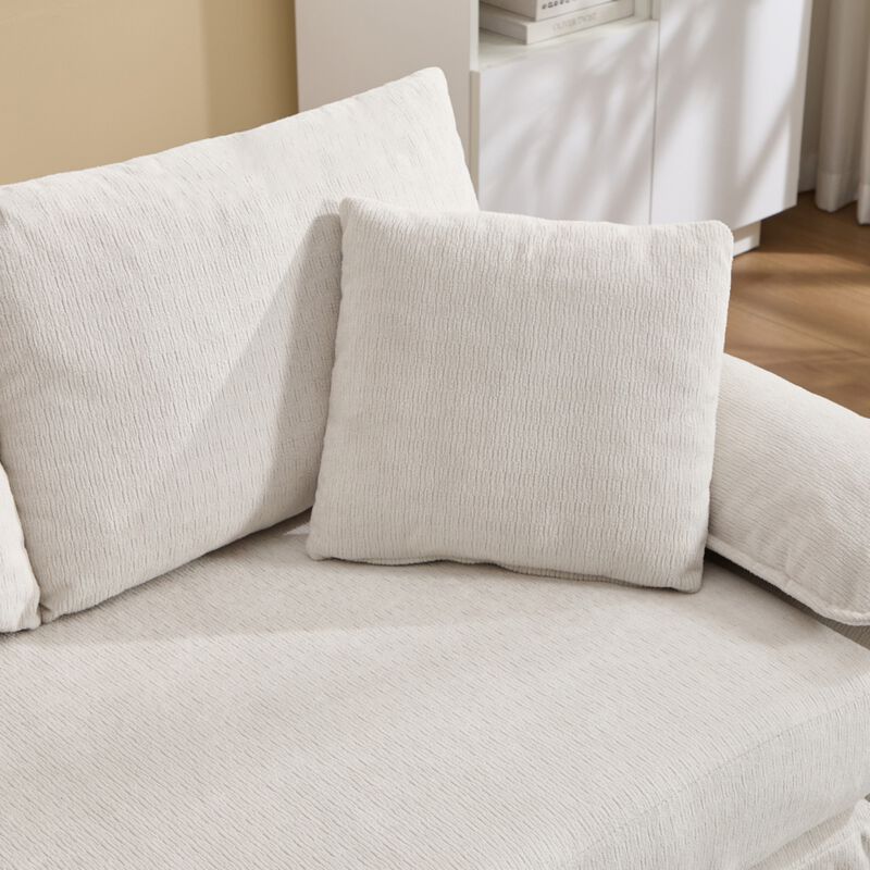 Jidpop 3-in-1 Upholstered Futon Sofa image number 5