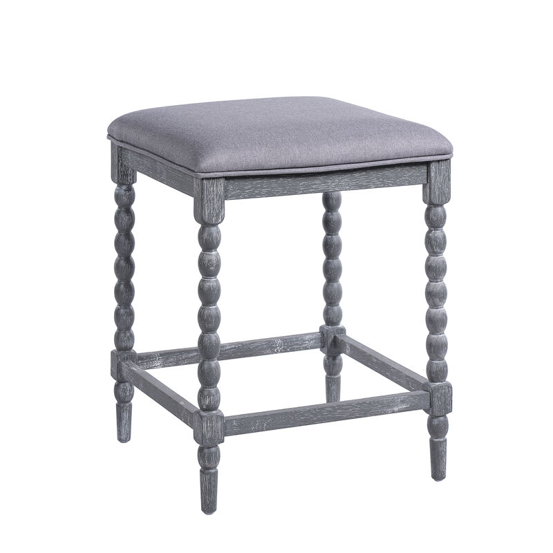 Merax Counter Stools Set of 2 with Upholstered Seat image number 1