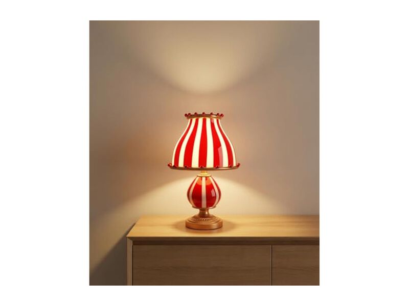 Dimmable Metal Glass Desk Lamp For Bedroom Bedside Desk White image number 2