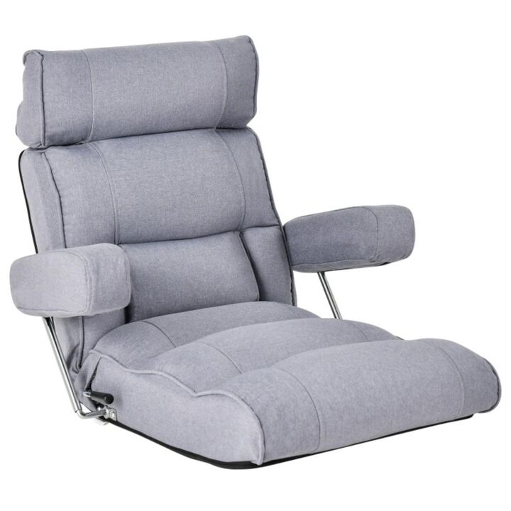 Hivvago Adjustable Folding Sofa Chair with 6 Position Stepless Back