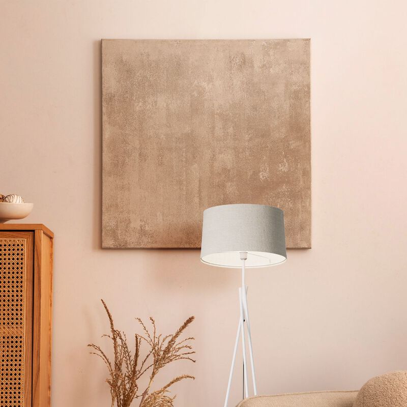 Sleek Crossed Legs 66 in. Floor Lamp with Fabric Shade - E26 Bulb Friendly- Elegant Illumination