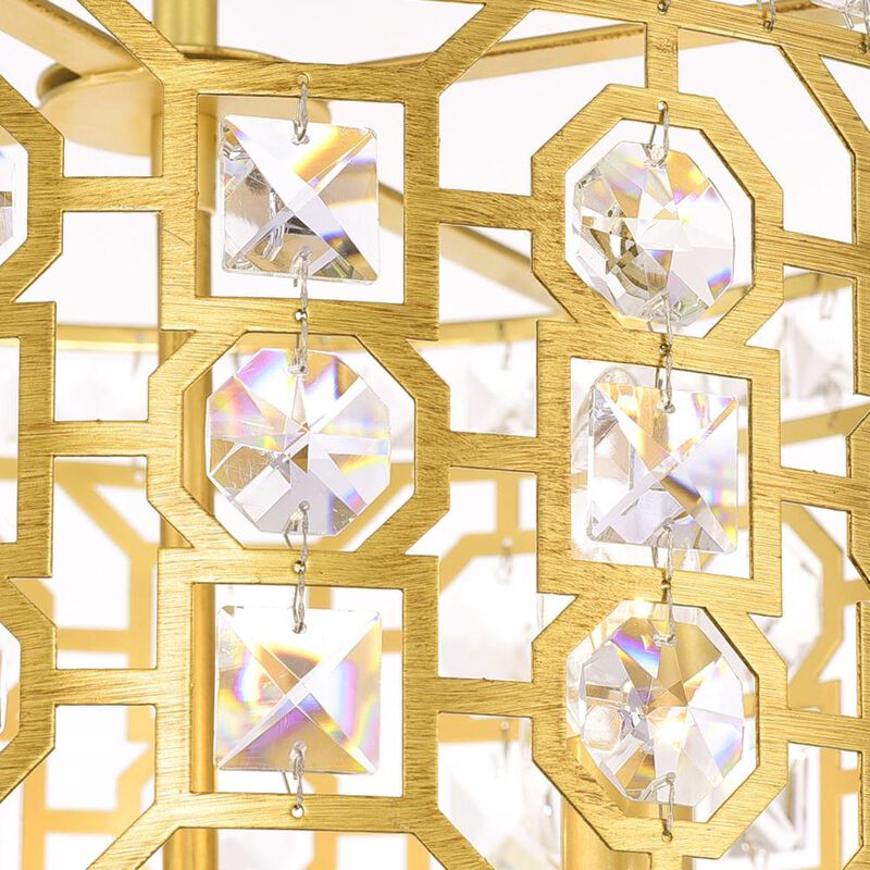 Belinda 4 Light Chandelier With Champagne Finish