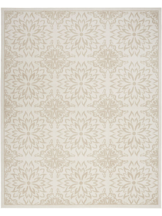 Jubilant JUB06 Ivory/Beige 7'10" x 9'10" Rug