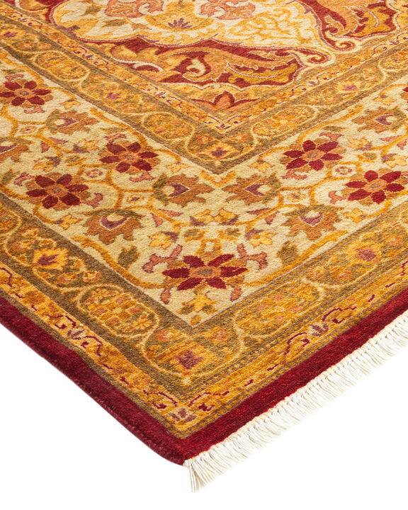 Mogul, One-of-a-Kind Hand-Knotted Area Rug  - Red, 5' 3" x 6' 1"