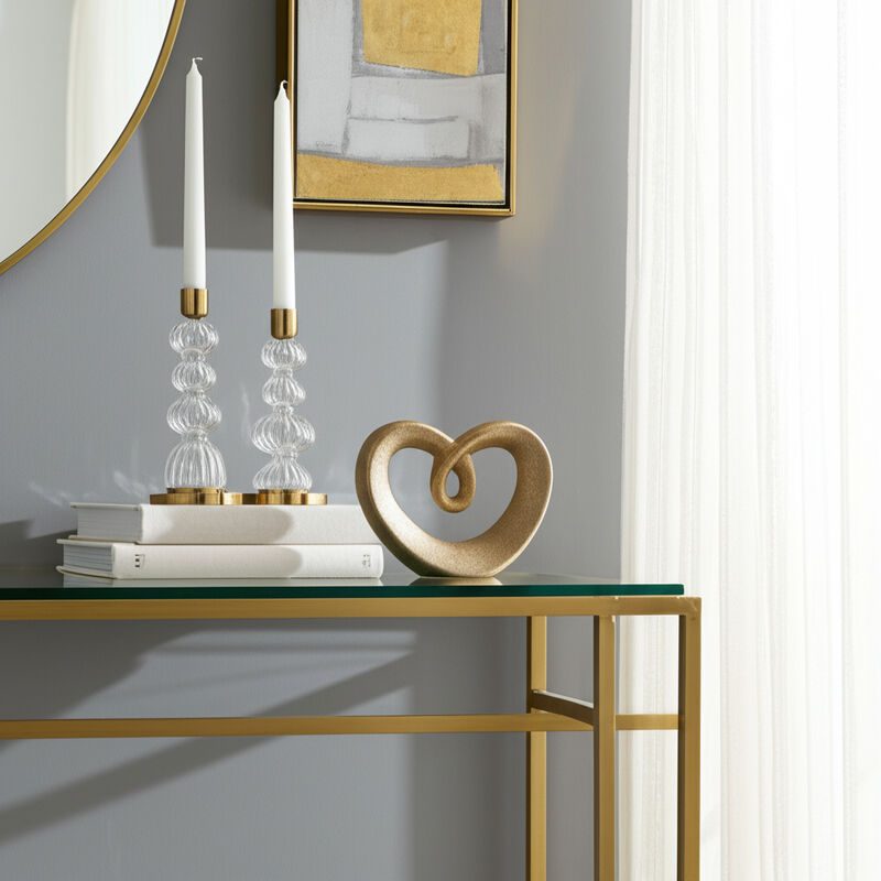 Beaded Heart Sculpture