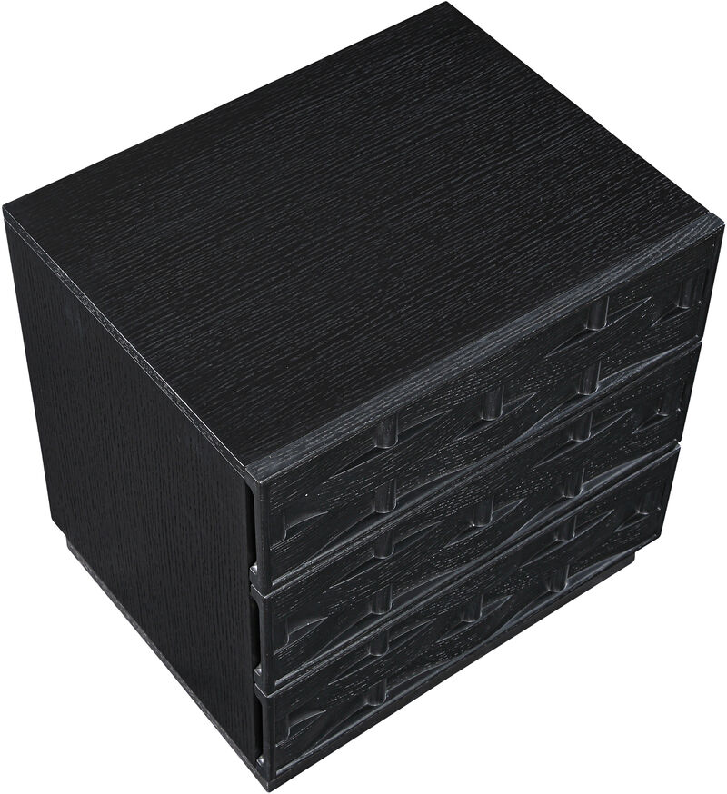 Meridian Furniture Weave Black Night Stand image number 6