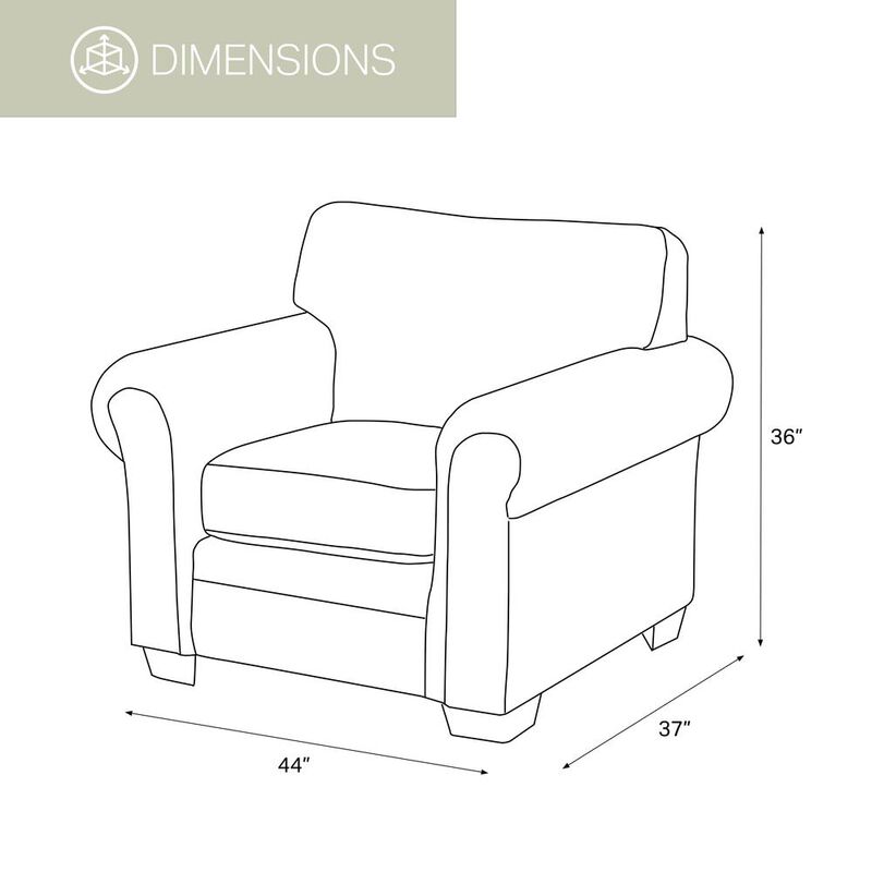 American Furniture Classics River Bend Armchairs with Matching Ottoman