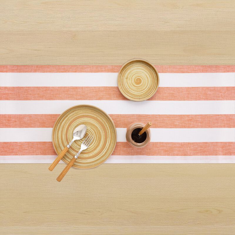 Linen Table Runner - Cabana Stripe image number 2