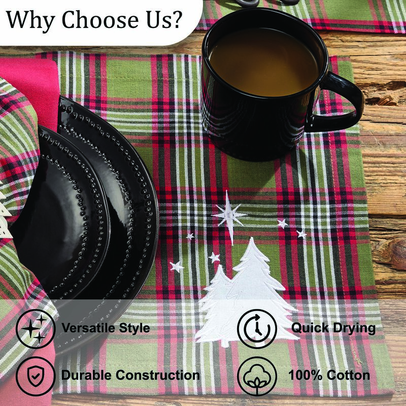 Park Designs North Star Green Placemat Set Of 4 image number 4