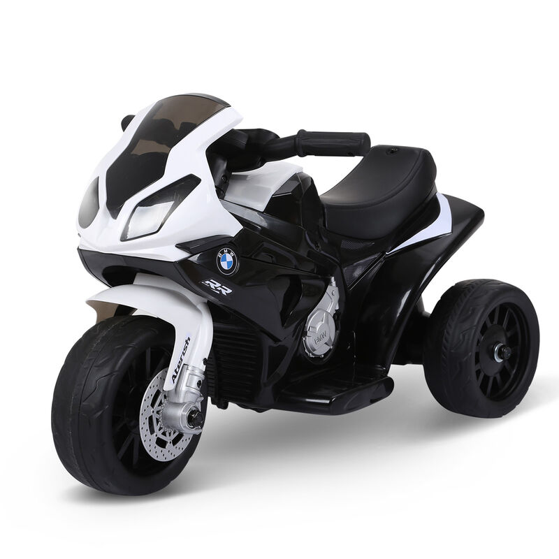 BreeBe 6V 3 Wheeled Electric Motorcycle, Kids Motorcycle Licensed BMW with Headlight, Music image number 0