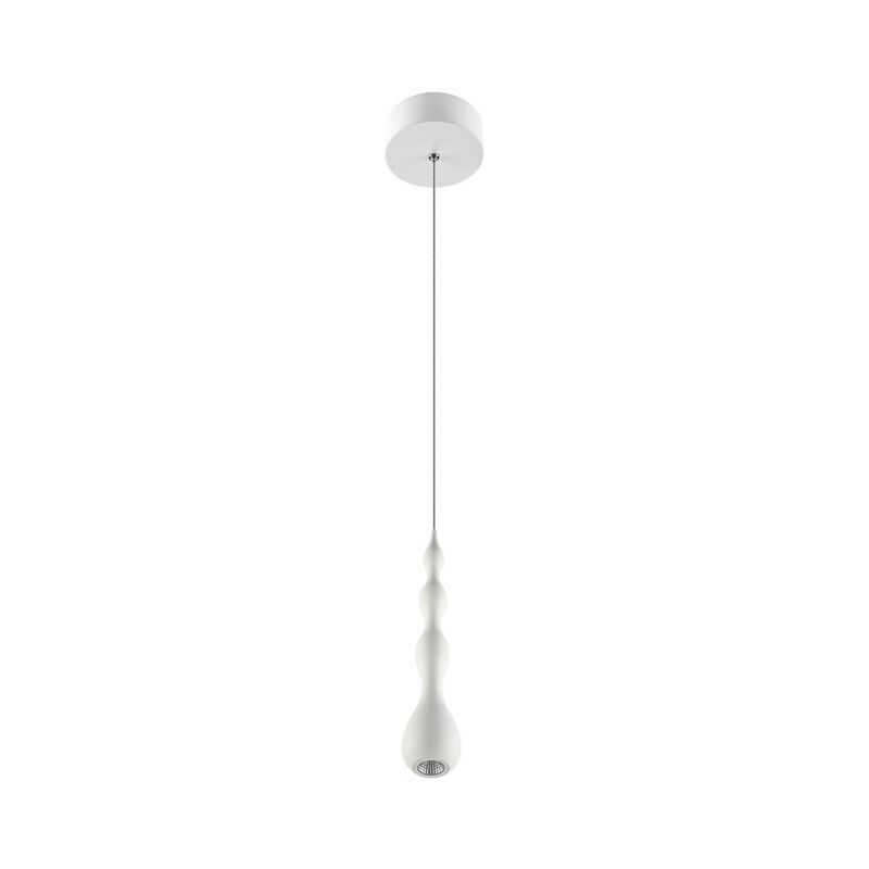 VONN Lighting Integrated LED Height Adjustable Pendant Light in White