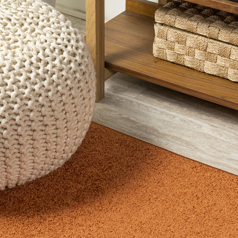 Haze Solid Low Pile Square Area Rug