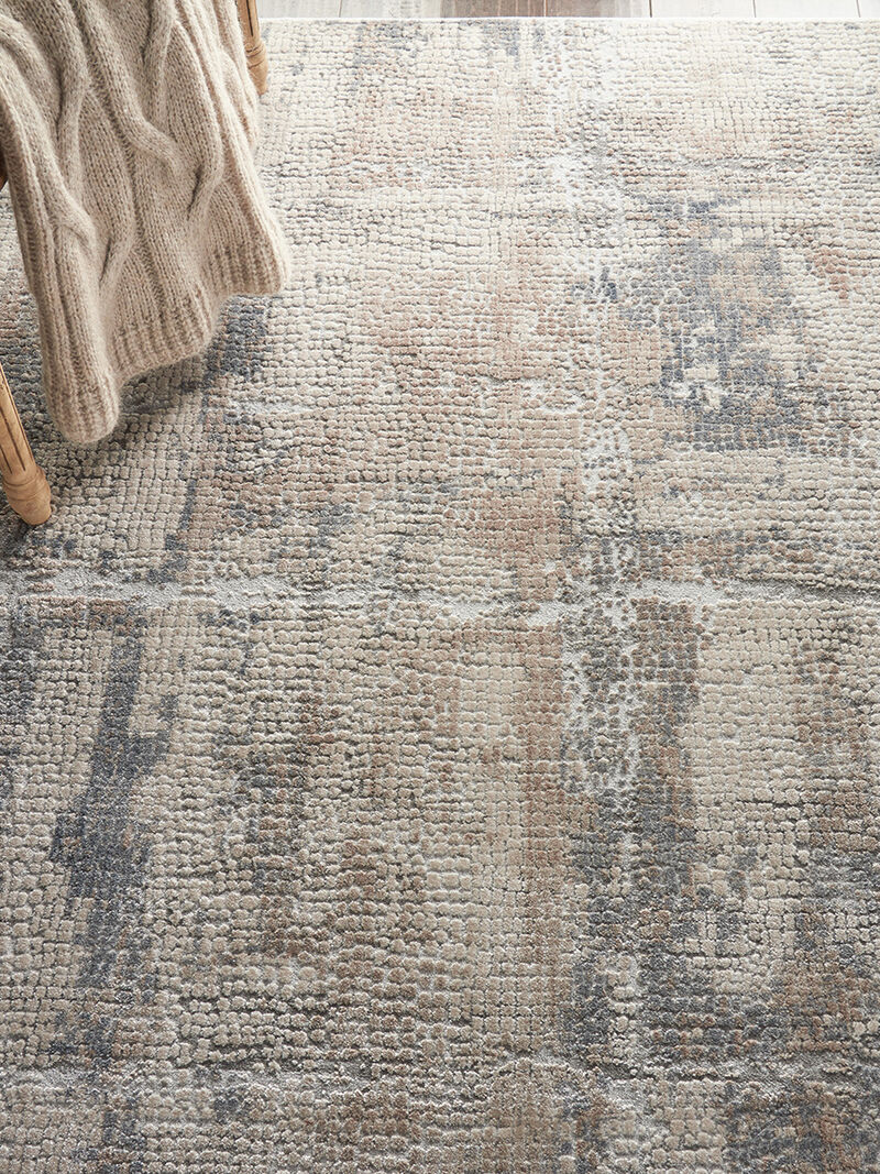 Rustic Textures RUS06 Beige/Gray 5'3" x 7'3" Rug image number 9