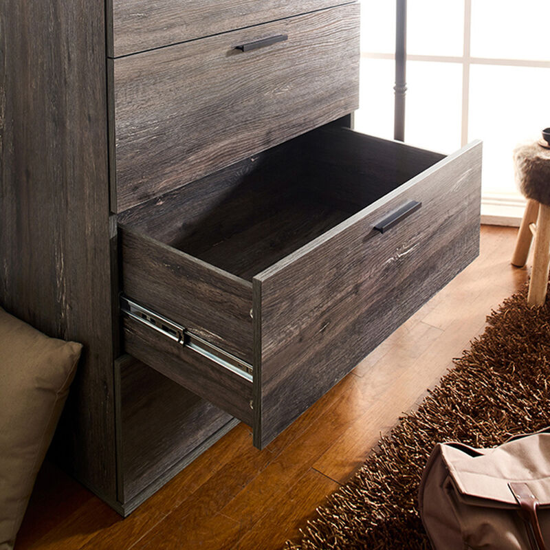 FC Design Klair Living Farmhouse Four-Drawer Jumbo Chest