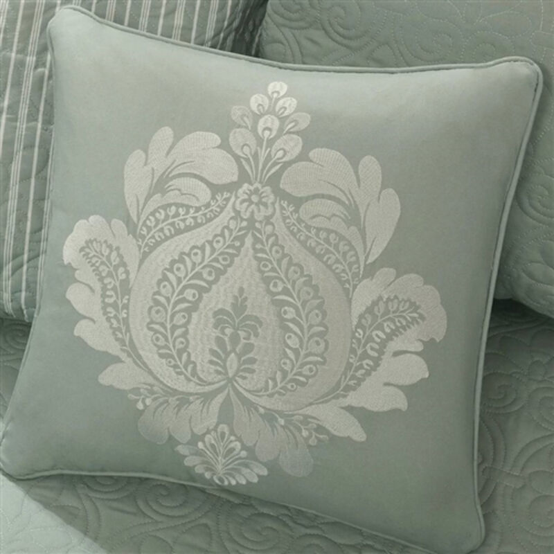 6-Piece Country Cottage Quilted Khaki Reversible Day Bed Cover Set