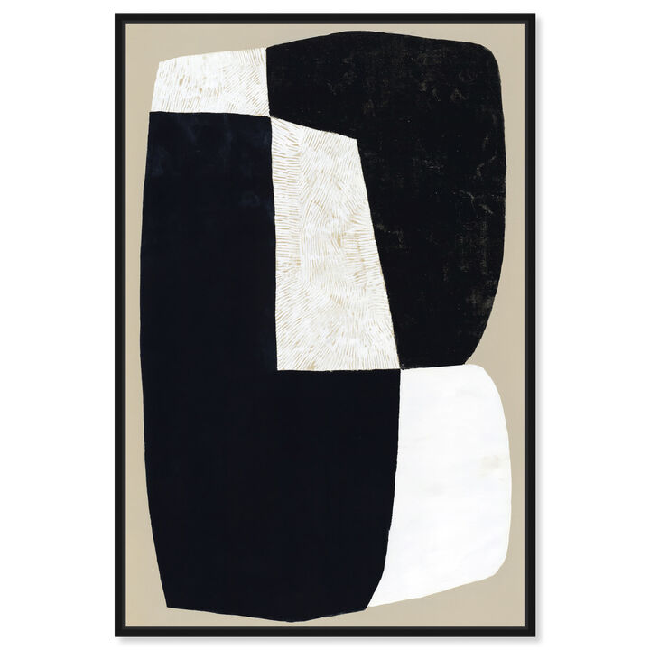 Bone Intersect I Abstract Canvas Print by Art Remedy