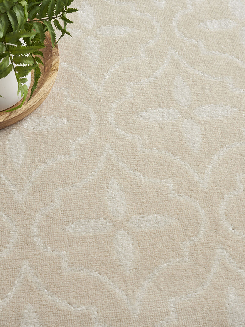 Nourison Essentials NRE04 Ivory/Beige 5' x 7' Rug image number 9