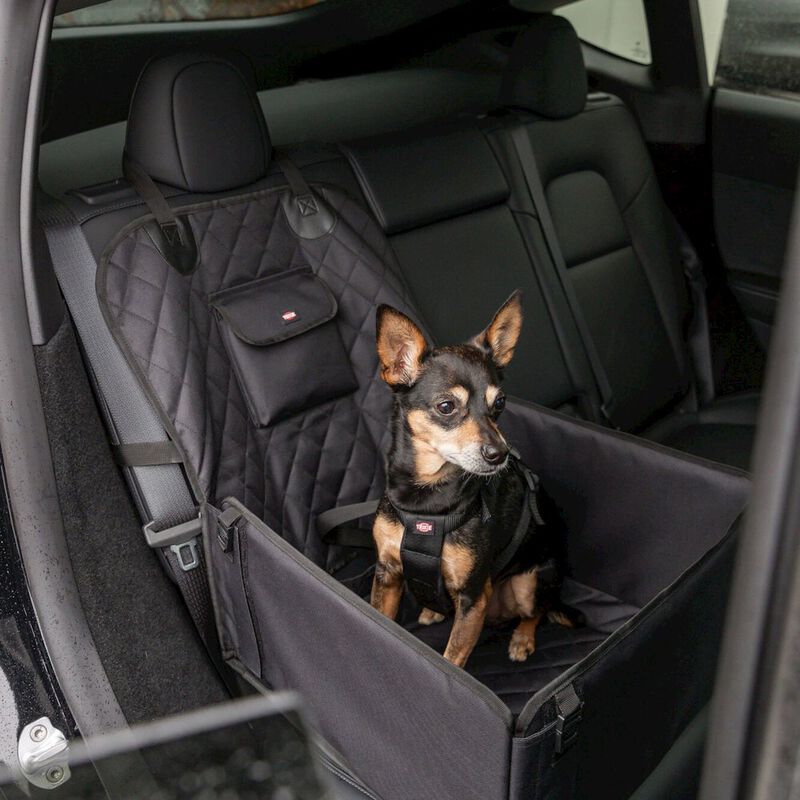 TRIXIE Pet Lite Car Seat, Dog Booster Seat, Travel Pet Bed image number 2