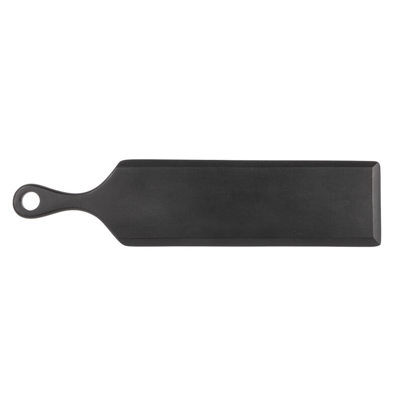 Mango Wood Cheese and Cutting Board with Round Opening on Handle, Black image number 2