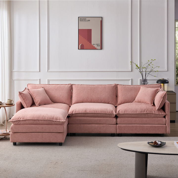 Vulwab 105" Modular Sectional Couch