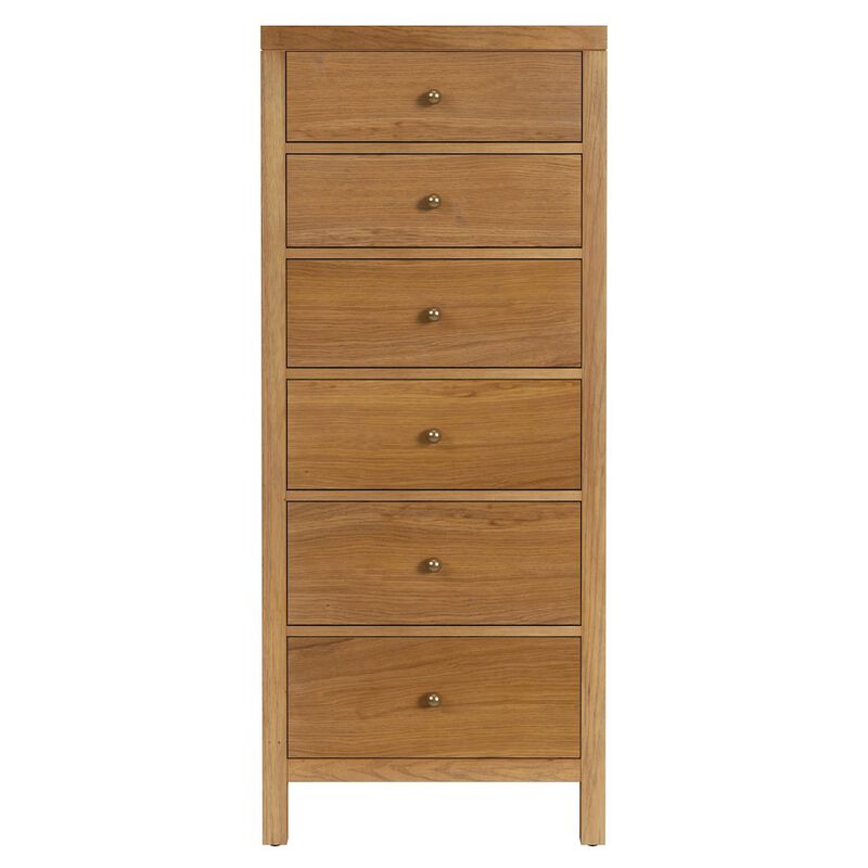 Butler Specialty Nora 22 in. W Rectangular Wood 6 Drawer Lingerie Chest, Natural