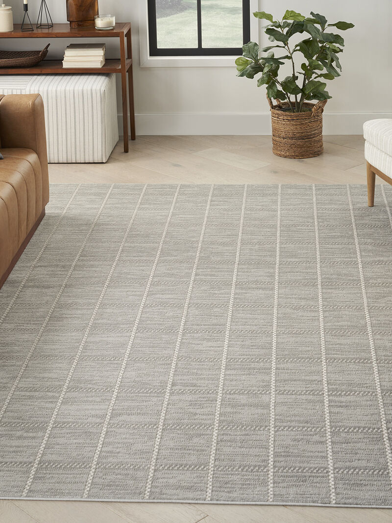 Serenity Home SRH05 Light Gray 7'10" x 9'10" Rug