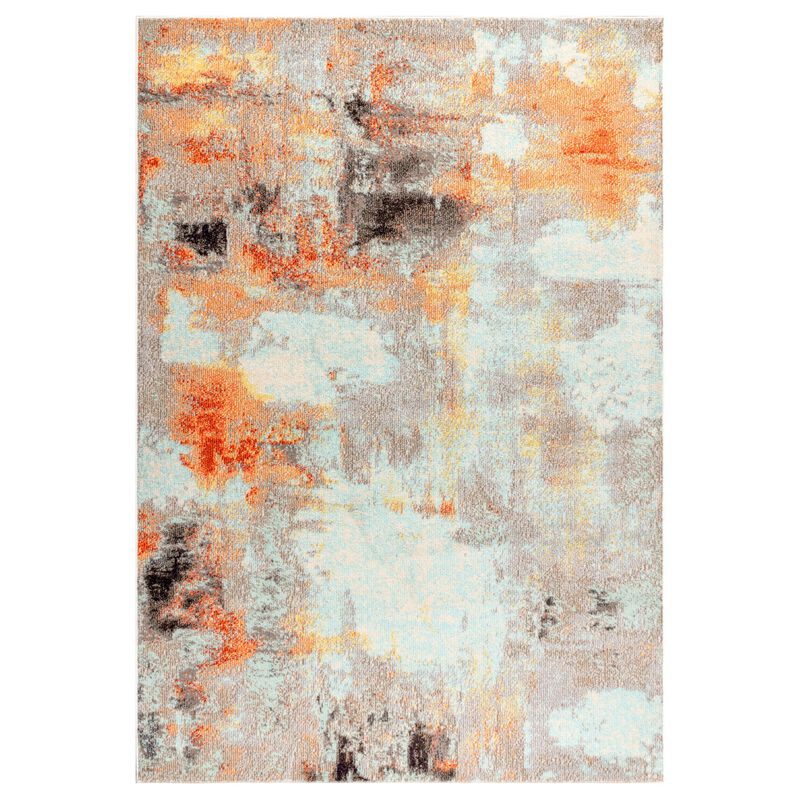 Contemporary Pop Modern Abstract Vintage Area Rug