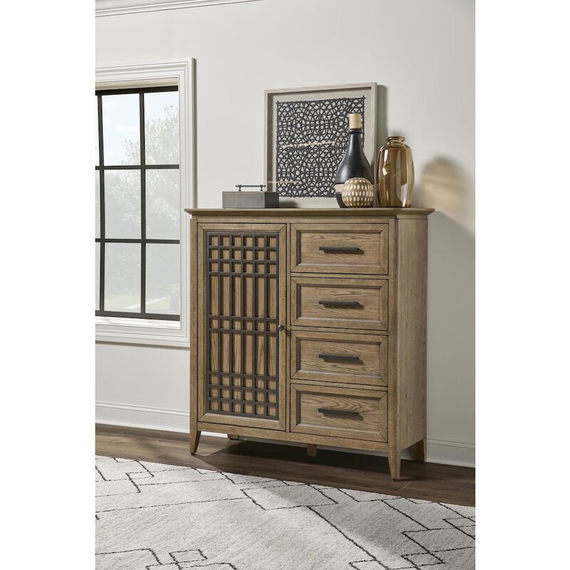 Legacy Classic Beacon Hill Door Chest/Bureau (1 Door, 3 Shelves, 4 Drawers)
