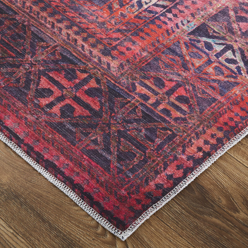 Voss 39H9F Red/Gray 5'3" x 7'6" Rug