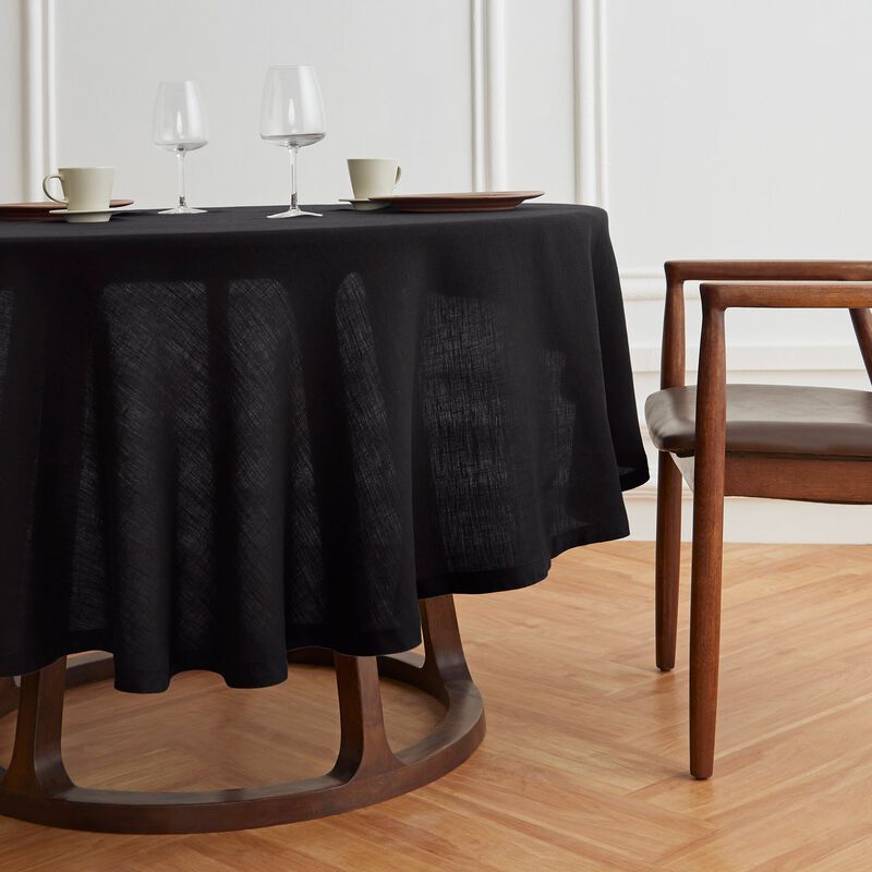 Christmas Linen Round Tablecloth - Sonoma, Solino Home