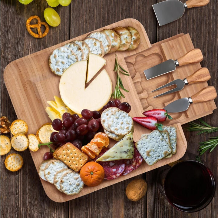 Beartrio Cheese Board Charcuterie Set
