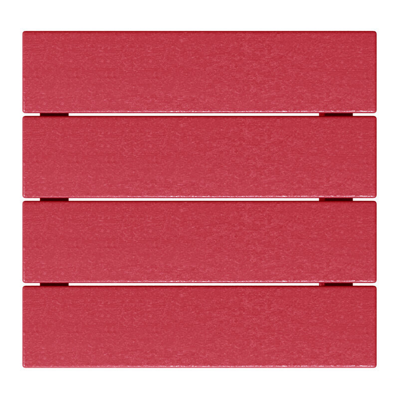 WestinTrends Kids Outdoor Patio Furniture HDPE Adirondack Square Side Table