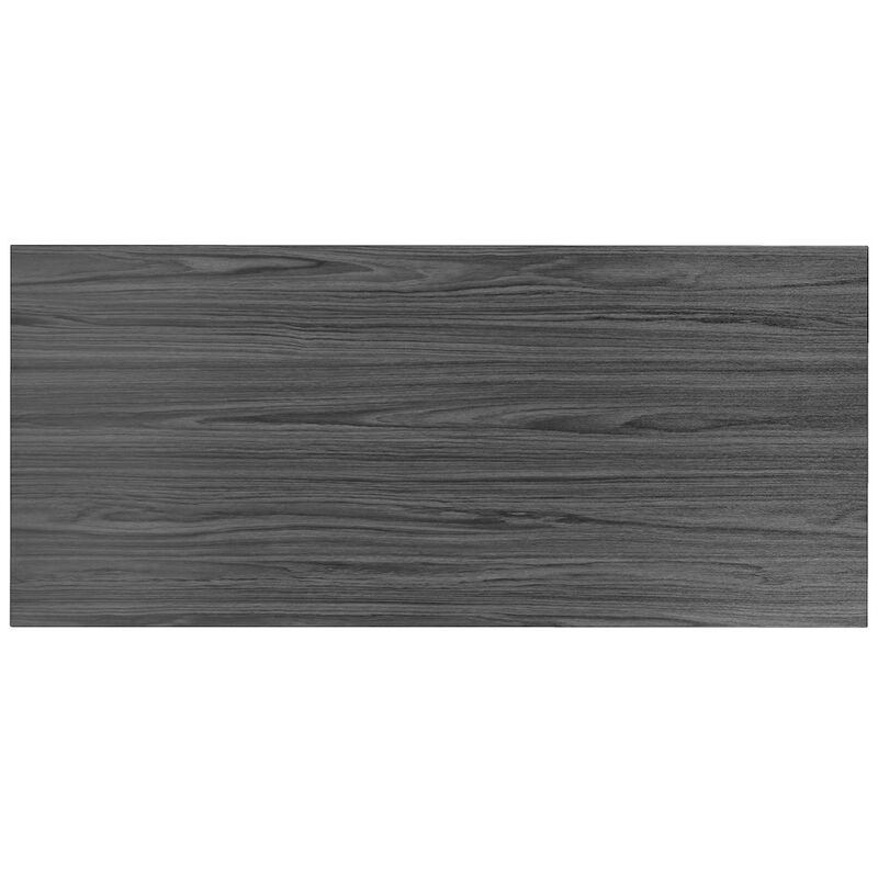 Flash Furniture Desk Industrial Style Computer Desk Sturdy Home Office Desk - 55"L - Rustic Gray image number 6