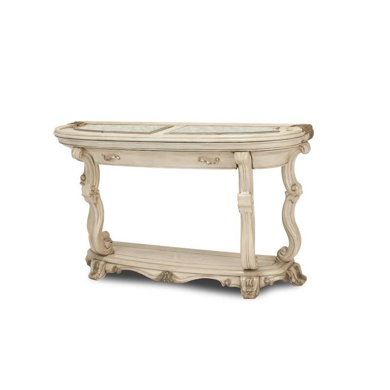 Starlight Canyon Home French Country Furniture &ndash; Beige Console Table for Entryway or Wall Use image number 1