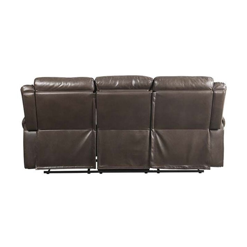 Lydia Motion Sofa, Brown Leather Aire LV