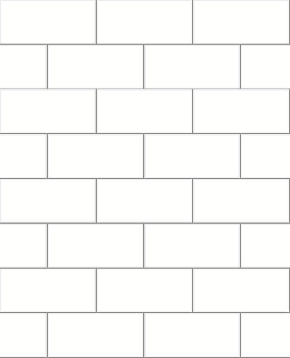 Easton Off White Paintable Subway Tile Wallpaper (Set of 2)