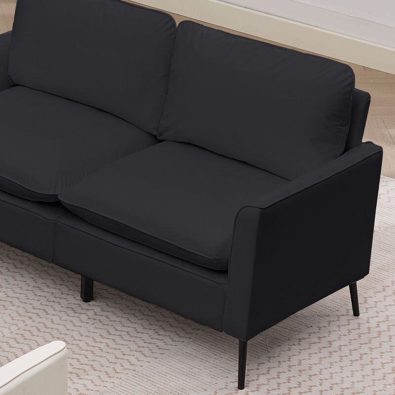 Wespne PU loveseat image number 4